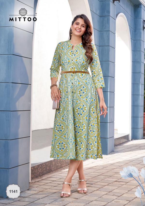 Mittoo Belt Vol 13 Fancy Printed Rayon Kurti Collection